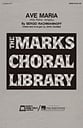 Ave Maria SATB choral sheet music cover